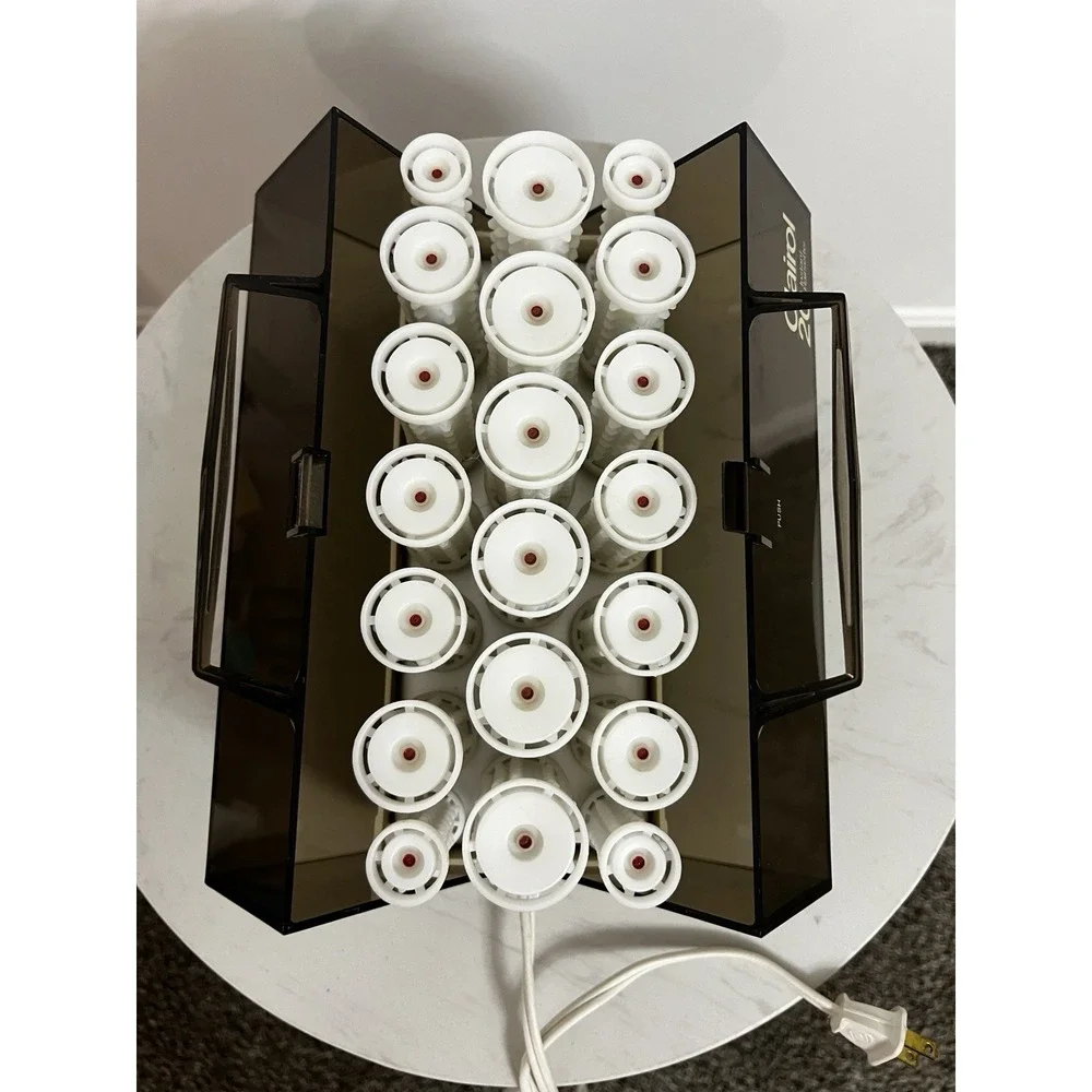 Clairol 20 Instant Hairsetter C20S‎ Hot Rollers Curlers Pageant Wedding Vtg